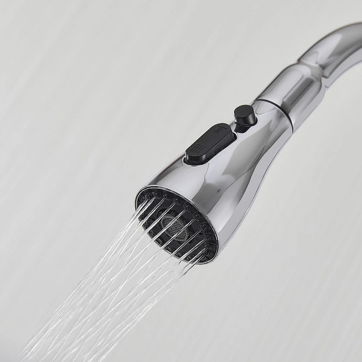 Grifo Monomando Fontastock Cromo Acero Inoxidable Latón Cerámico Aleación de Zinc Forma de C Alto