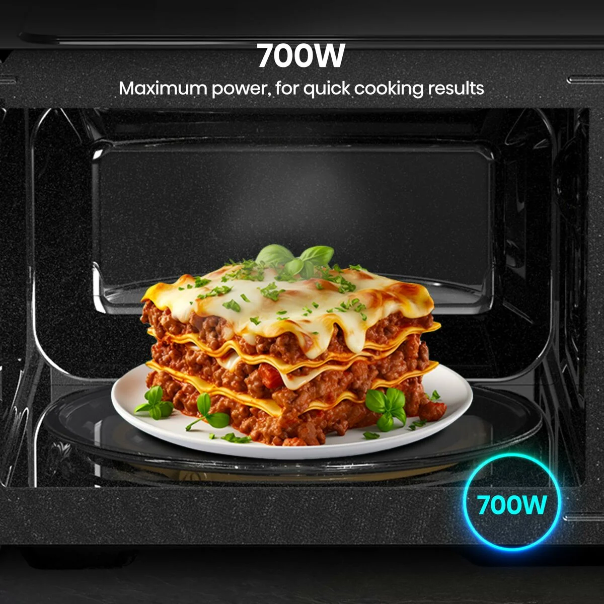 Microondas Hisense H20MOBP1HI Negro 700 W 20 L