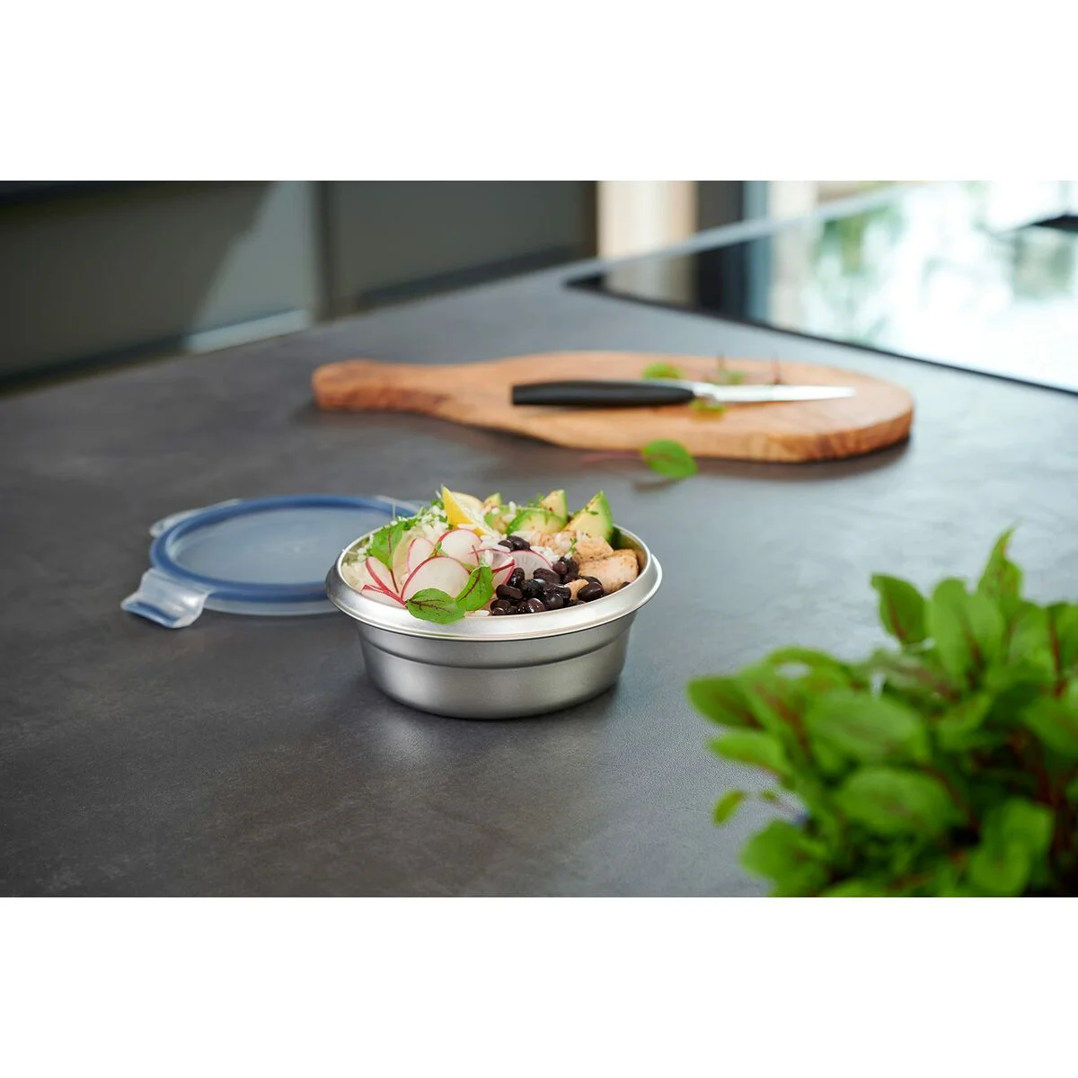 Fiambrera Tefal N11502 Plateado Acero Inoxidable Rectangular 0,72 l