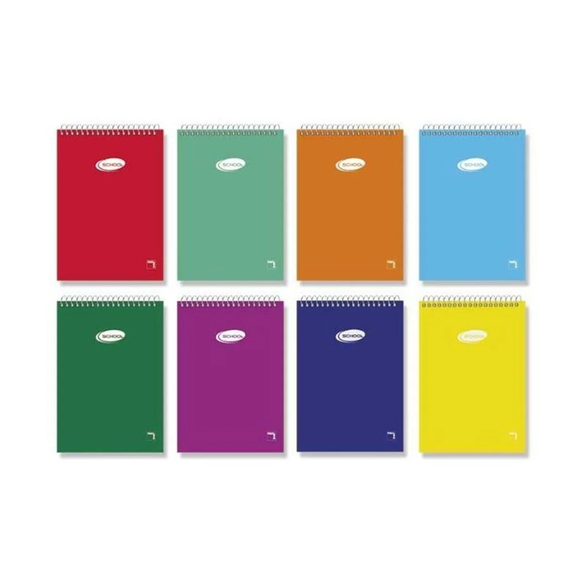 Set de Cuadernos Pacsa BASIC 1/12 80 Hojas 10 Piezas (12 Unidades)