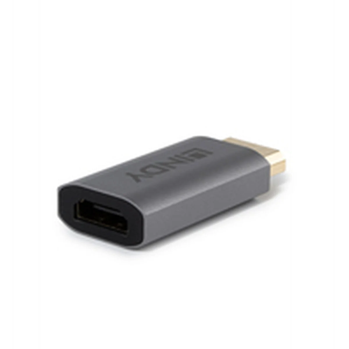 Adaptador DisplayPort a HDMI LINDY 8K60 ACTIVE Gris