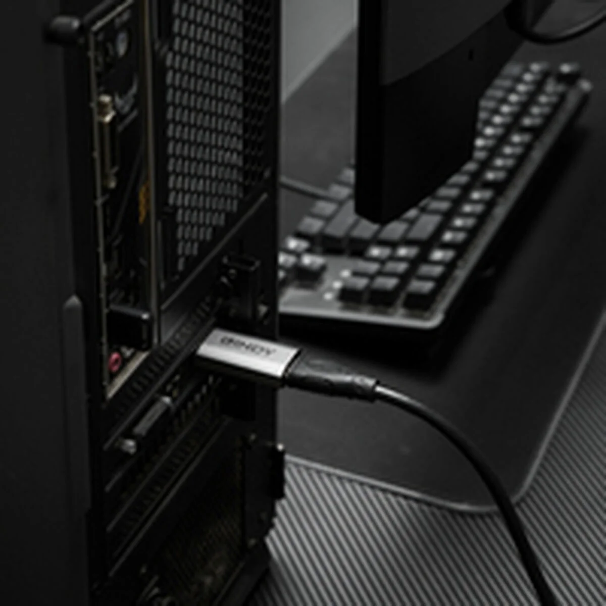 Adaptador DisplayPort a HDMI LINDY 8K60 ACTIVE Gris