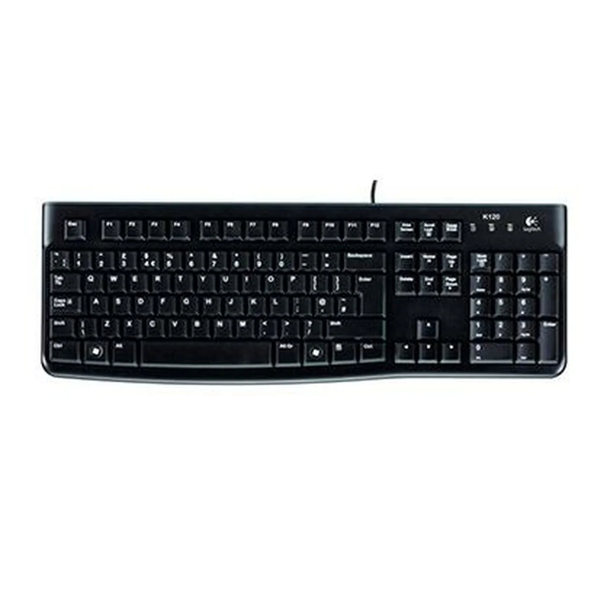 Teclado Logitech K120 Negro Qwerty Español (10 Unidades)