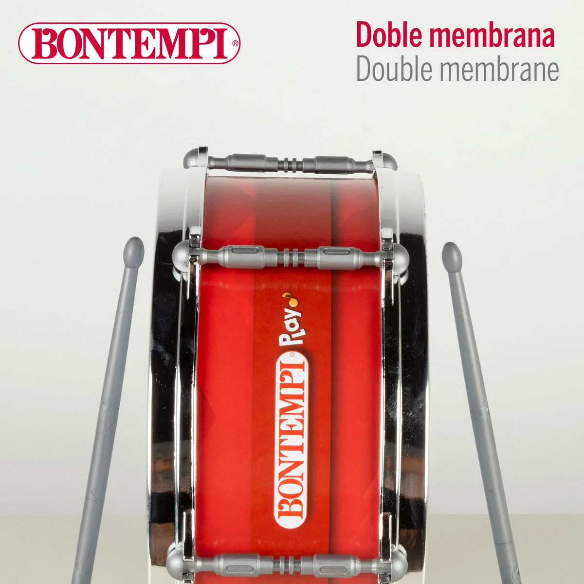 Tambor Bontempi Plástico 31 x 15 x 31 cm Rojo (4 Unidades)