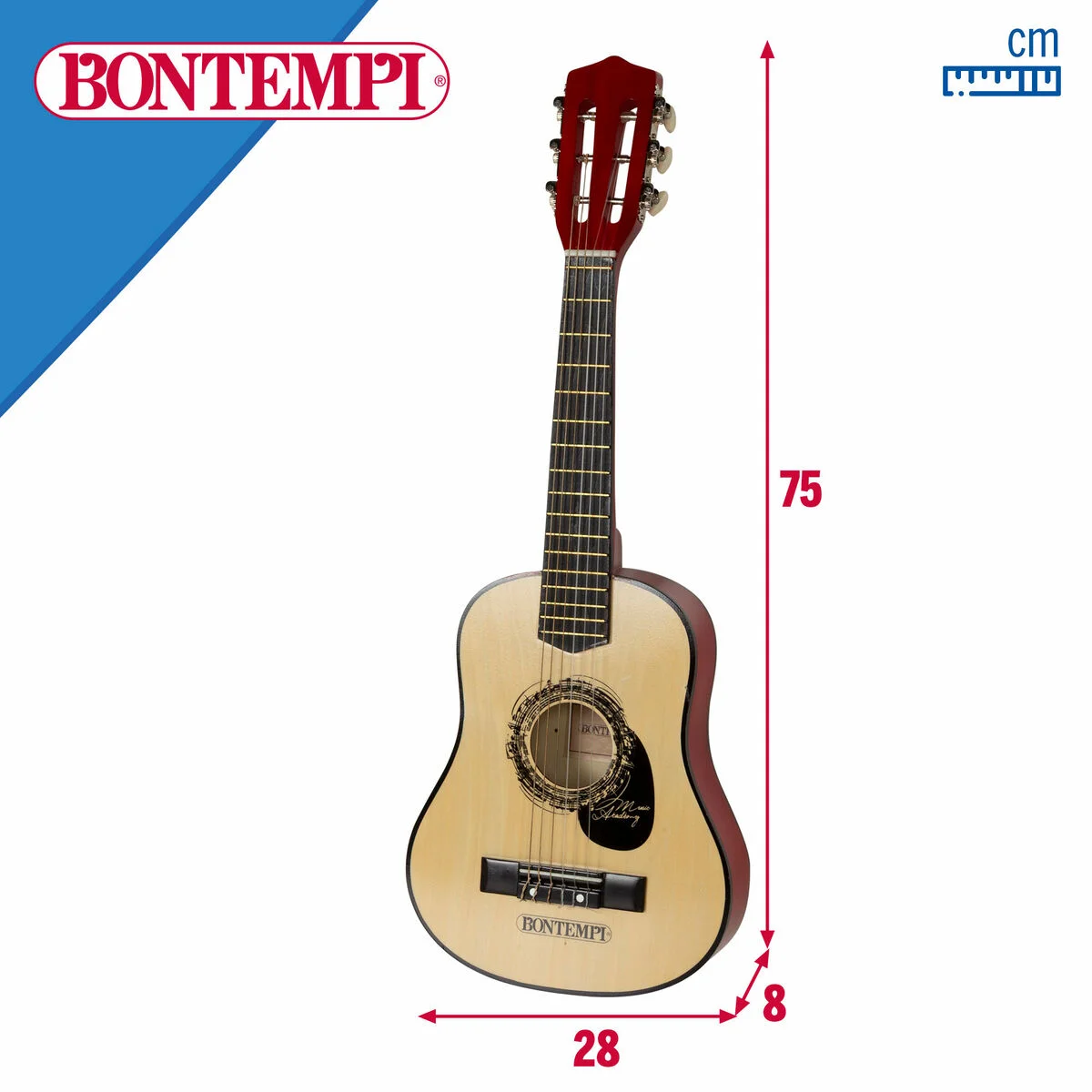Guitarra Infantil Bontempi 28 x 75 x 8 cm (2 Unidades)