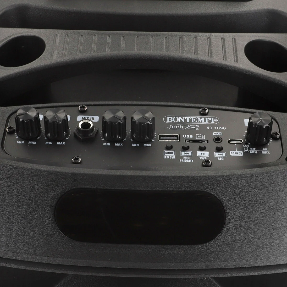 Altavoz con Micrófono Karaoke Bontempi Plástico 34 x 50 x 29 cm (2 Unidades)