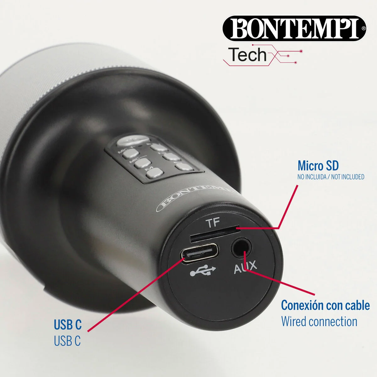 Micrófono Karaoke Bontempi