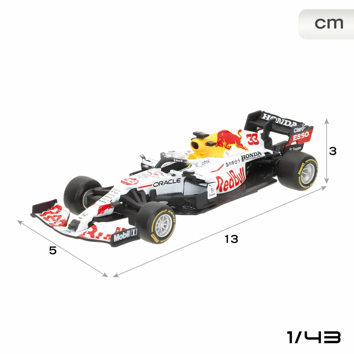 Coche de juguete Red Bull VERSTAP (4 Unidades)