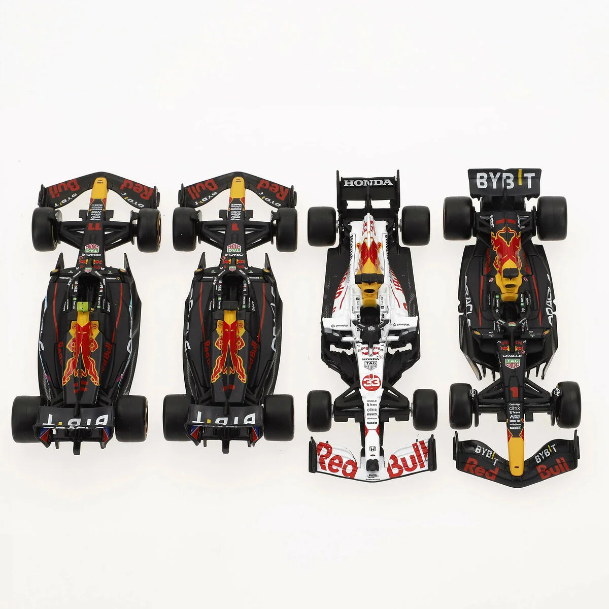 Coche de juguete Red Bull VERSTAP (4 Unidades)