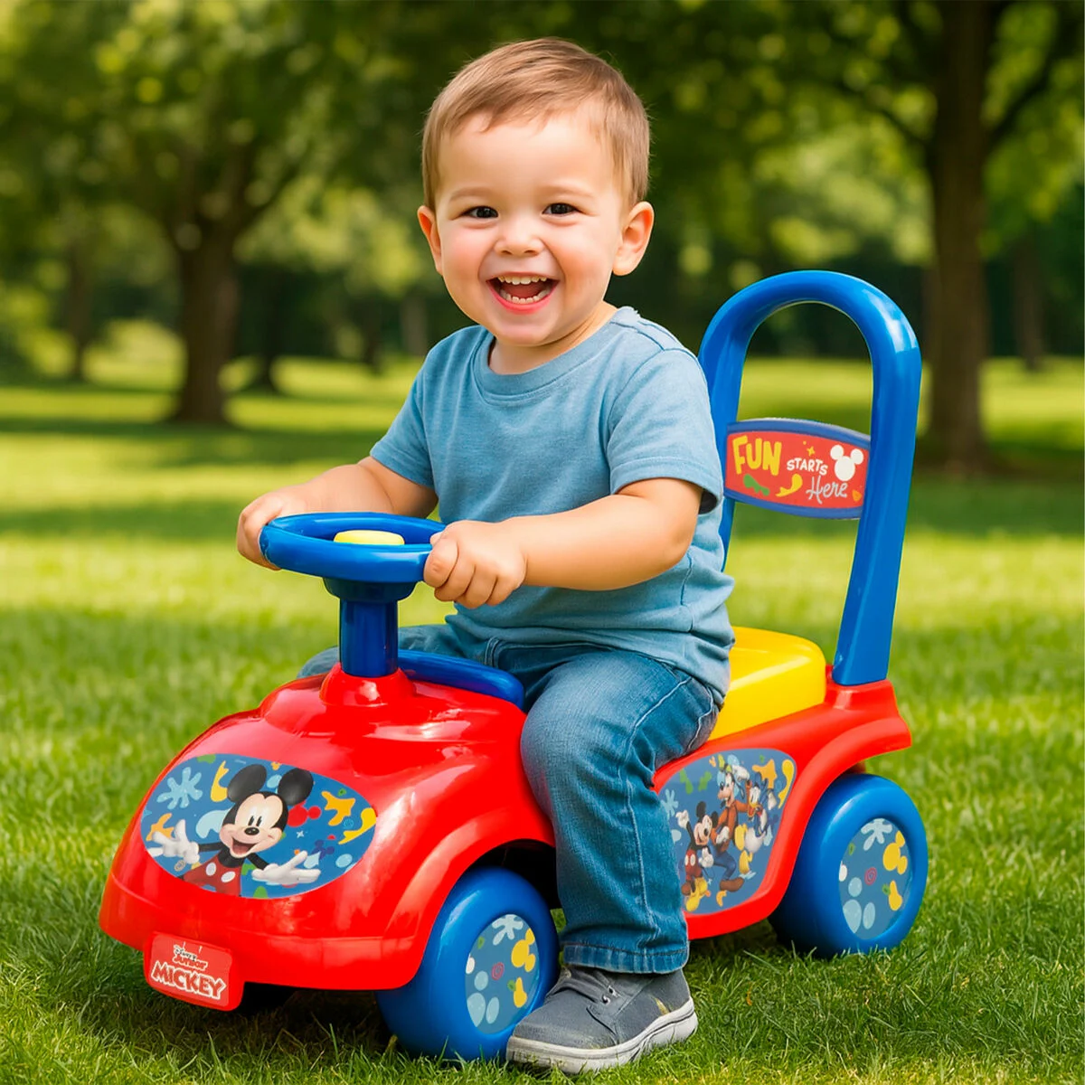 Correpasillos Mickey Mouse 43 x 37 x 21 cm (2 Unidades)