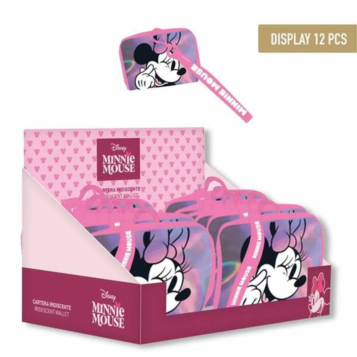 Cartera Minnie Mouse Rosa