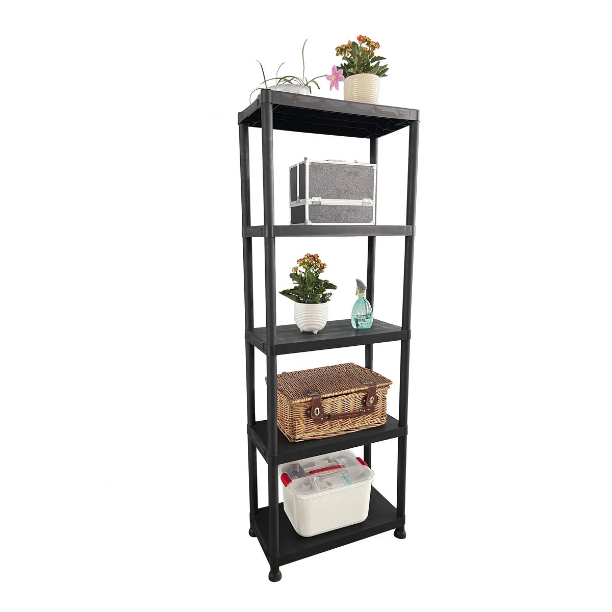 Estantería Ferrestock 25 kg 125 Kg 61 x 31 x 171 cm Plástico 5 Estantes