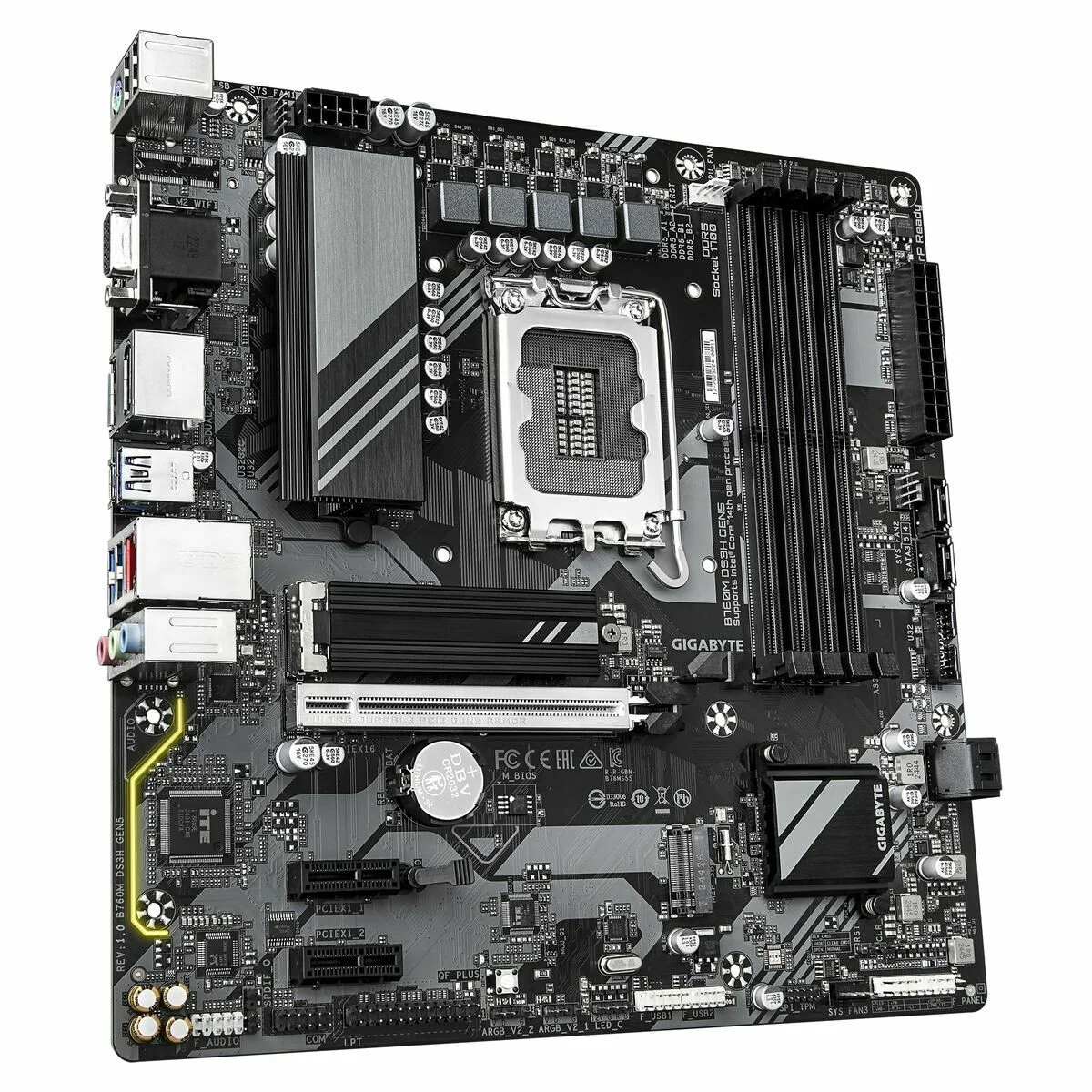Placa Base Gigabyte B760M DS3H GEN5 INTEL B760 EXPRESS LGA 1700