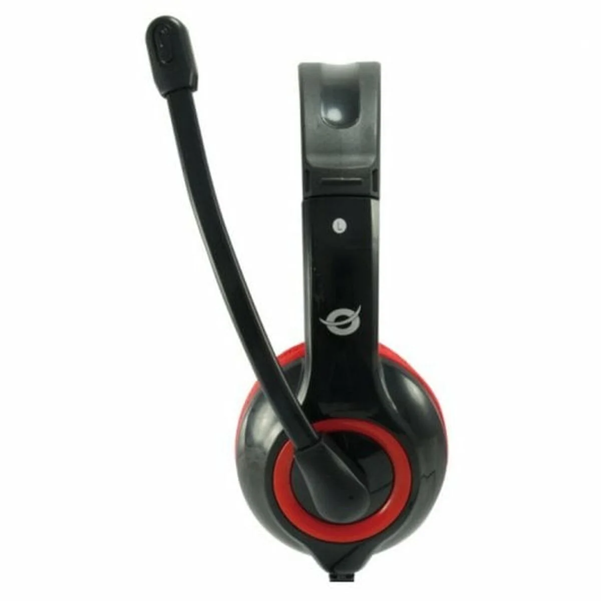 Auriculares con Micrófono Conceptronic CCHATSTARU2R Negro Rojo 2 m