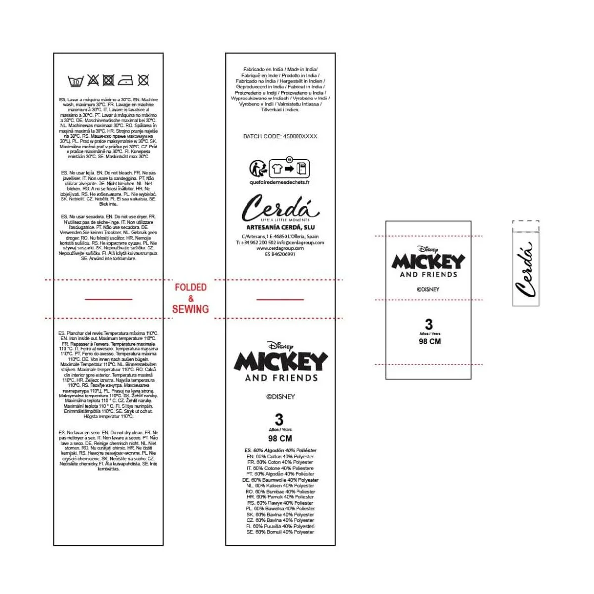 Vestido Minnie Mouse Rosa