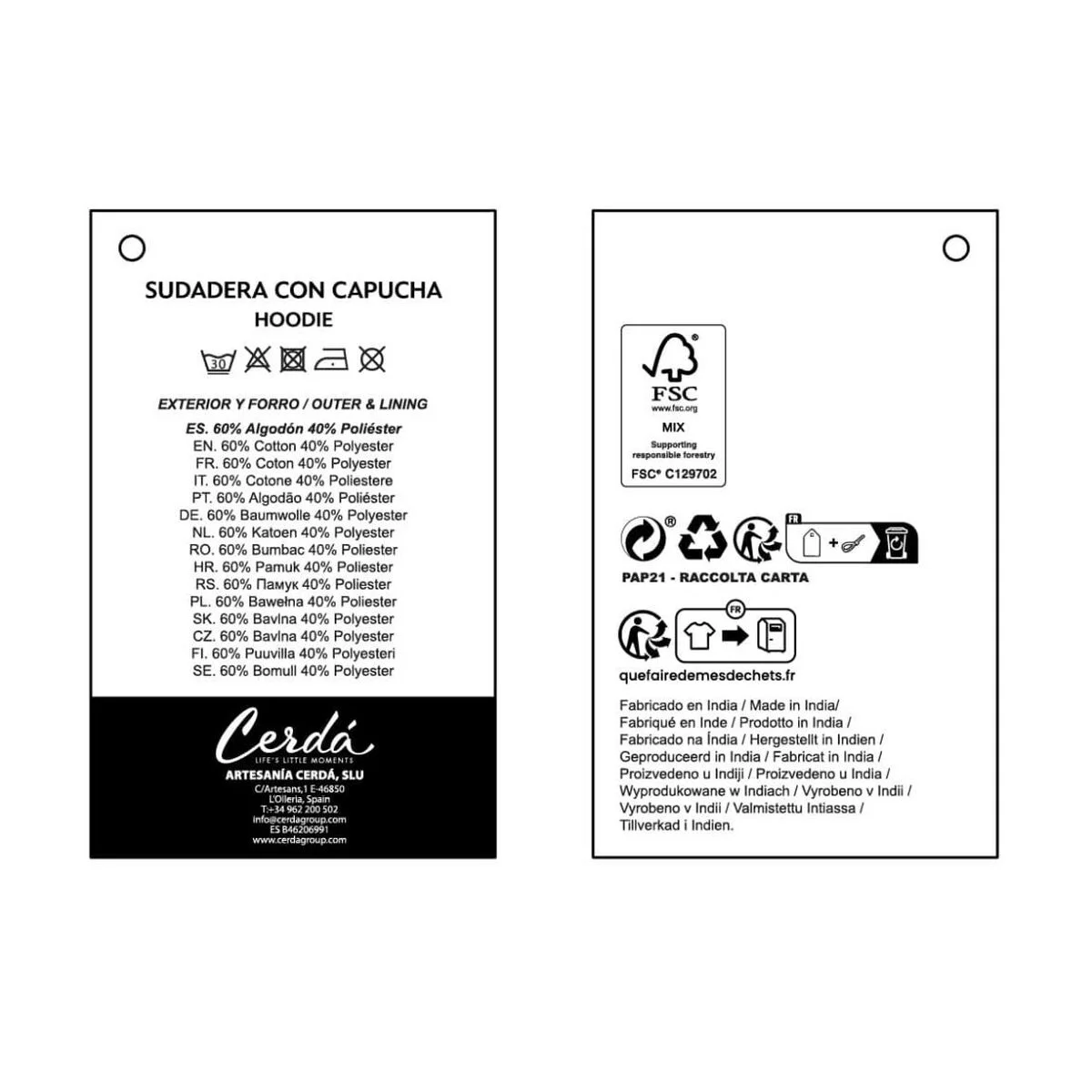 Sudadera con Capucha Niño Spider-Man Azul