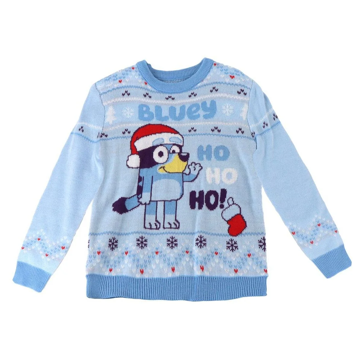 Jersey Unisex Bluey Christmas Azul claro