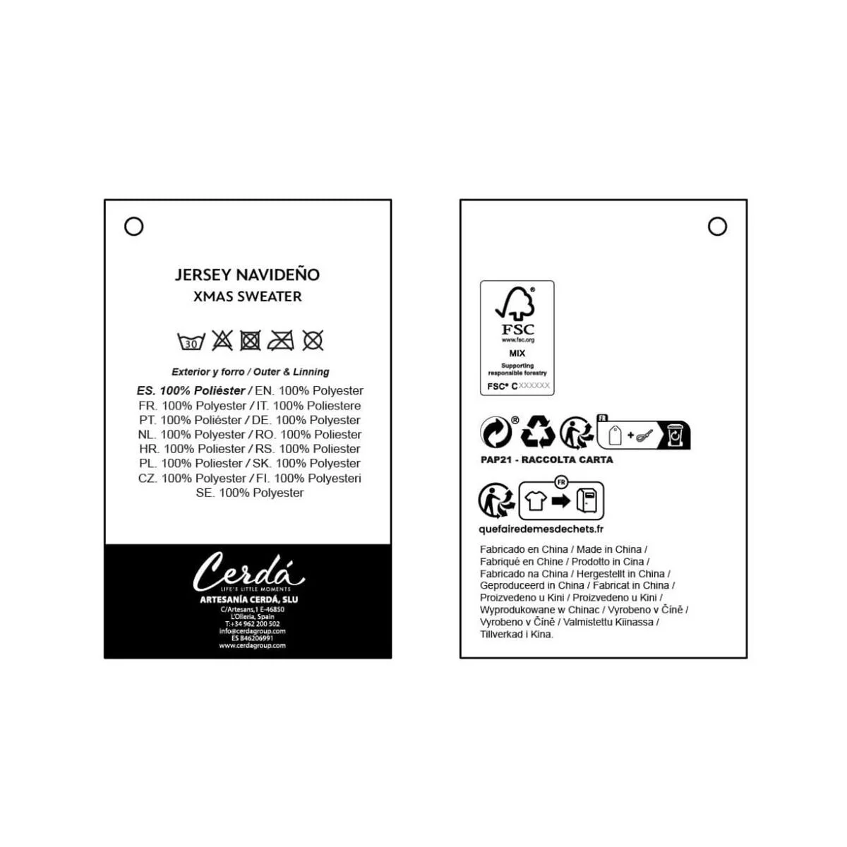 Jersey Unisex Bluey Christmas Azul claro