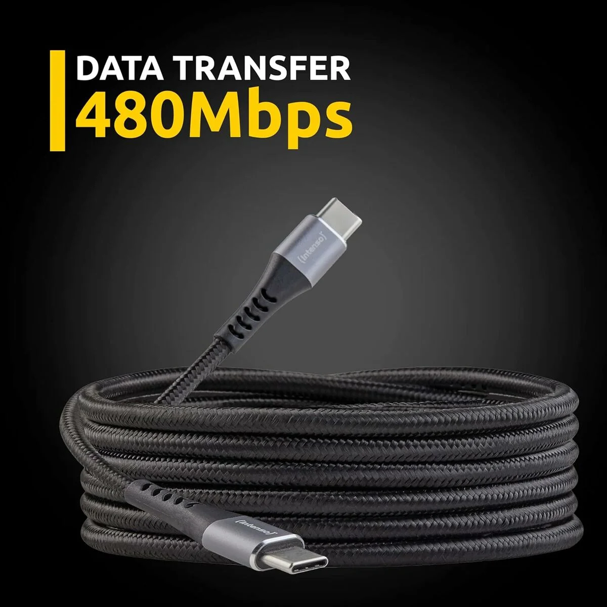 Cable USB-C a USB-C INTENSO C315C Negro