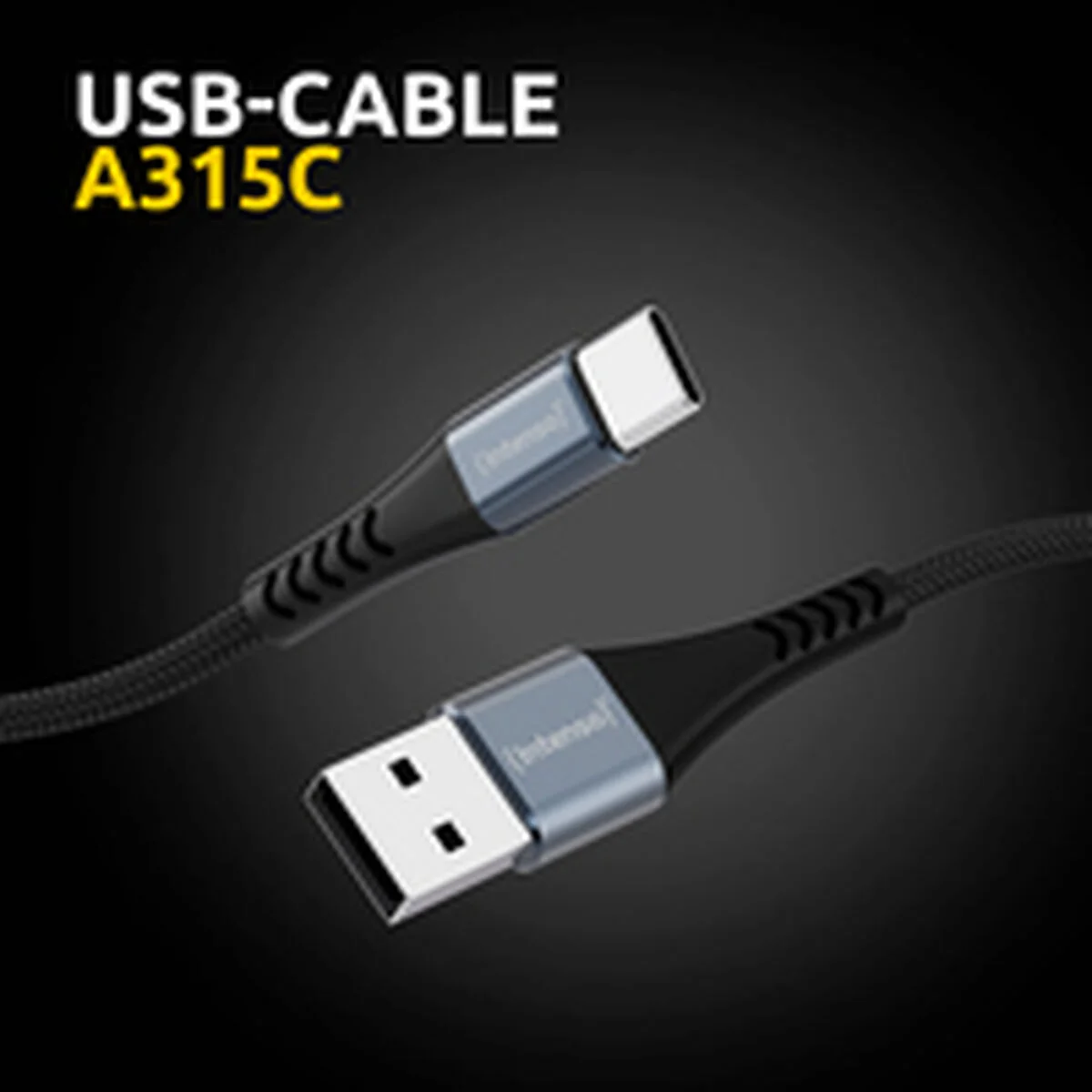 Cable USB A a USB-C INTENSO A315C Negro