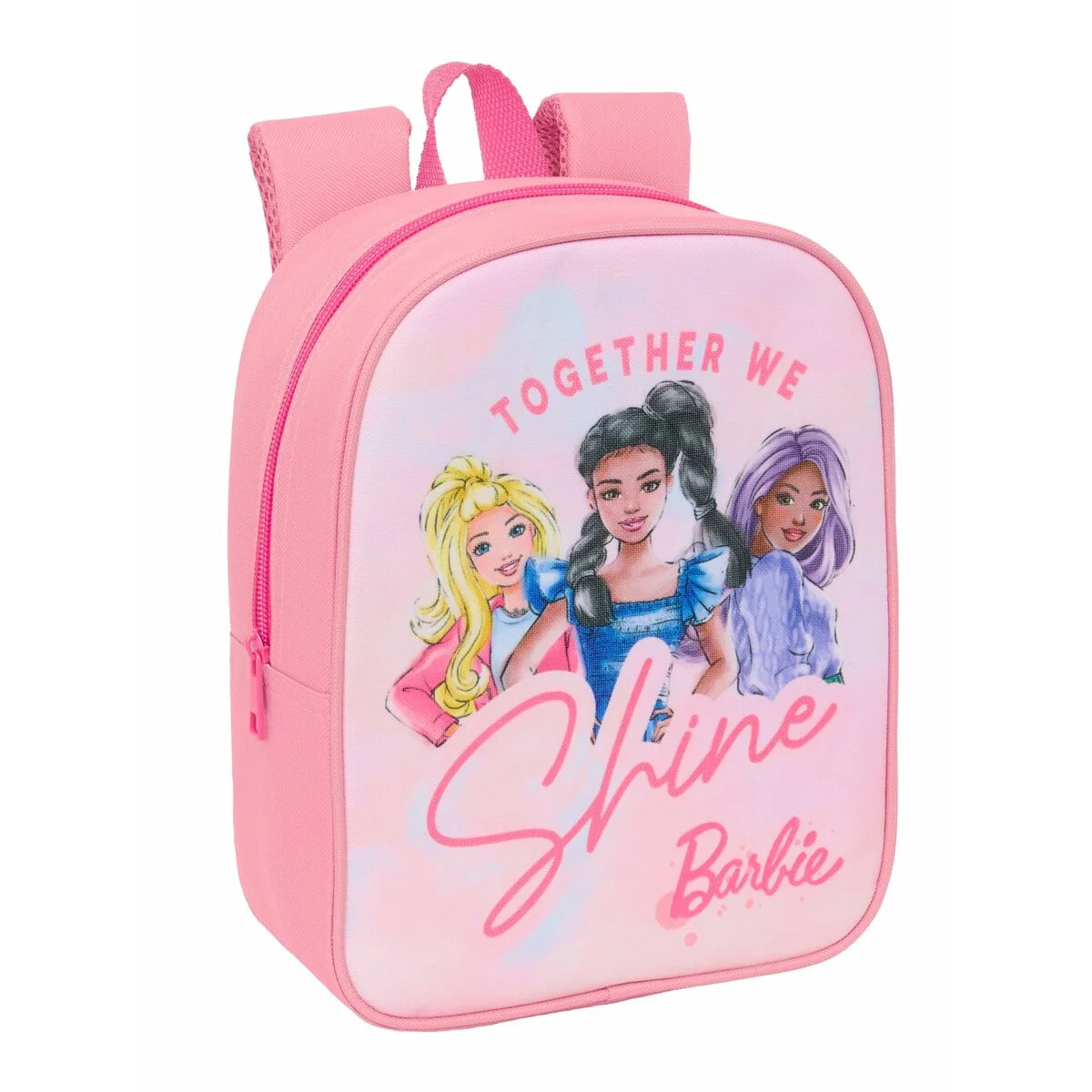 Mochila Escolar Barbie Rosa 22 x 27 x 10 cm