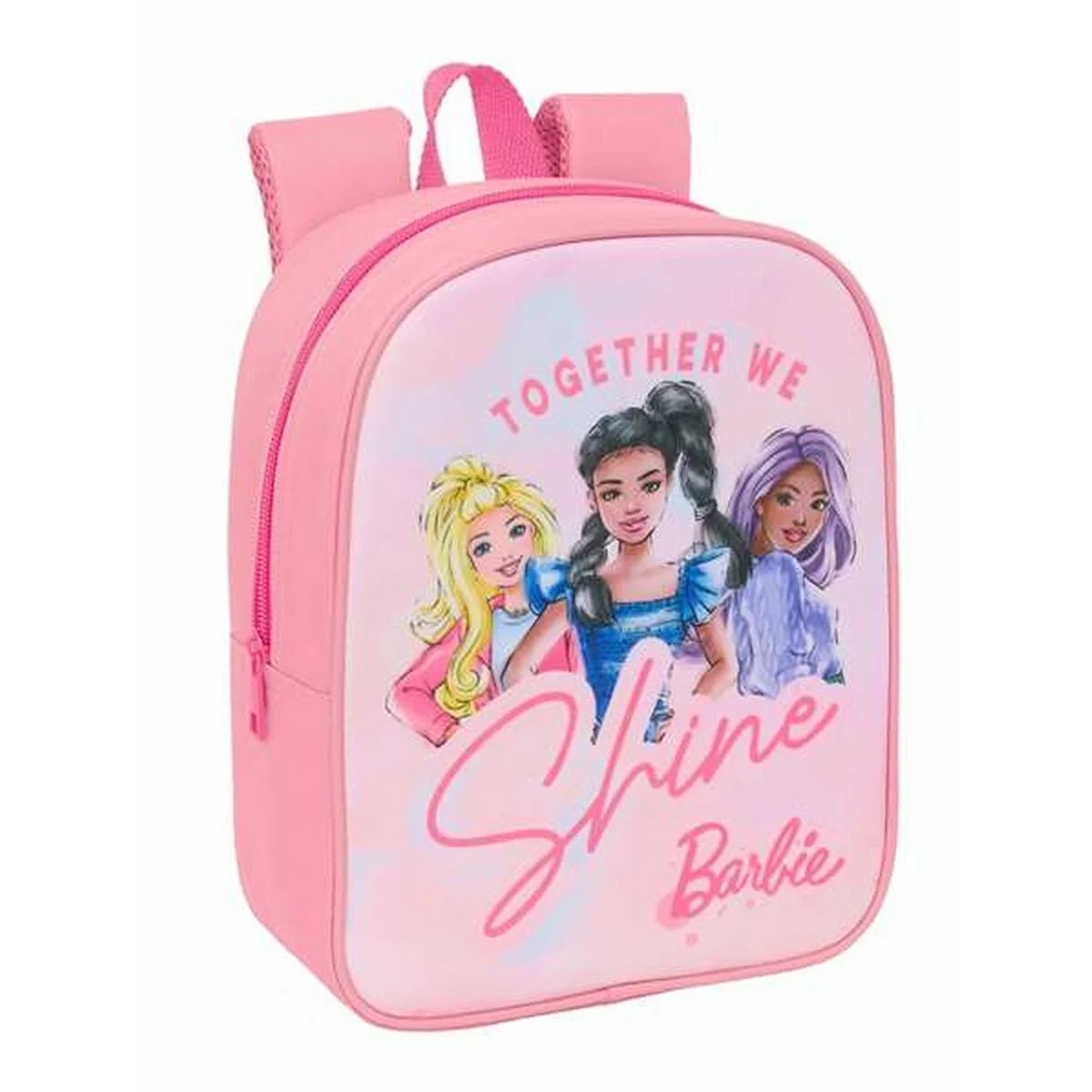 Mochila Escolar Barbie Rosa 22 x 27 x 10 cm
