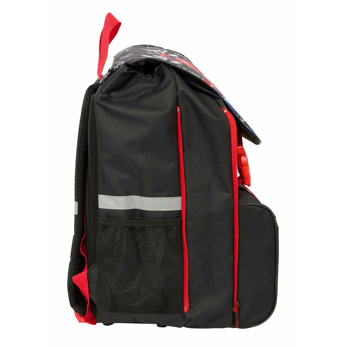 Mochila Escolar Spider-Man Negro Rojo 18,5 x 41 x 15 cm