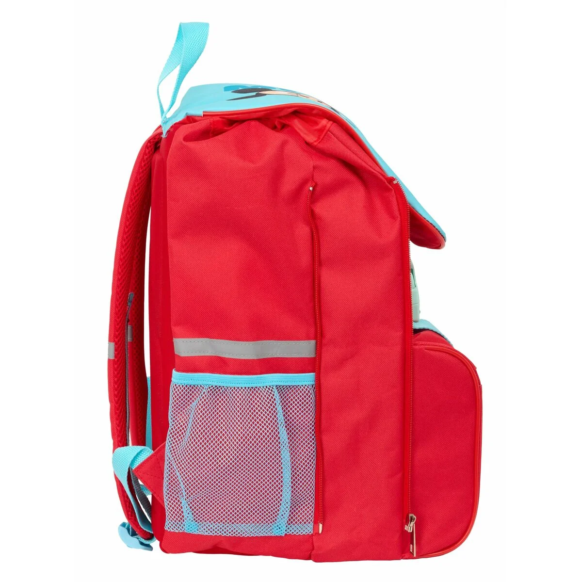 Mochila Escolar Mickey Mouse Azul Rojo 18,5 x 41 x 15 cm
