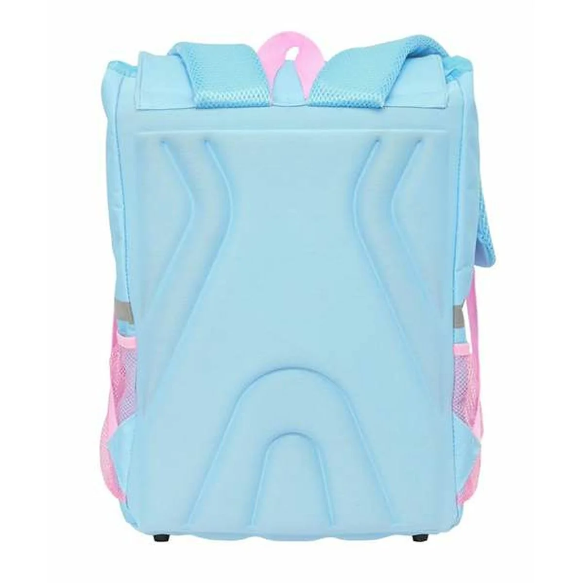 Mochila Escolar Frozen Azul Rosa 18,5 x 41 x 15 cm