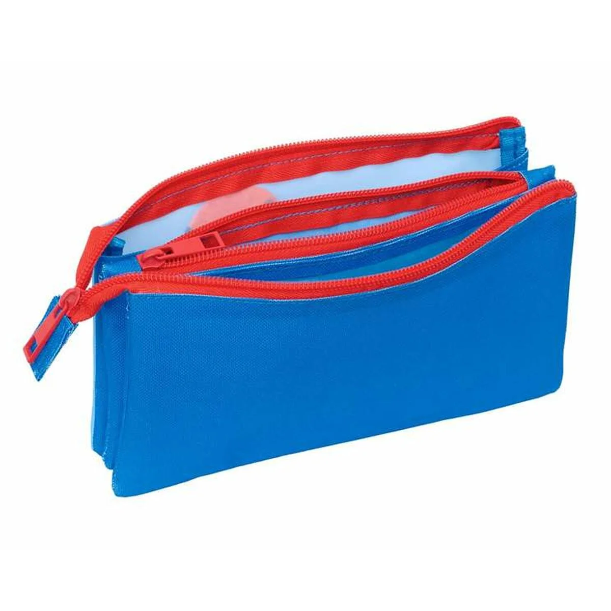 Portatodo Triple Spidey Azul 22 x 12 x 3 cm