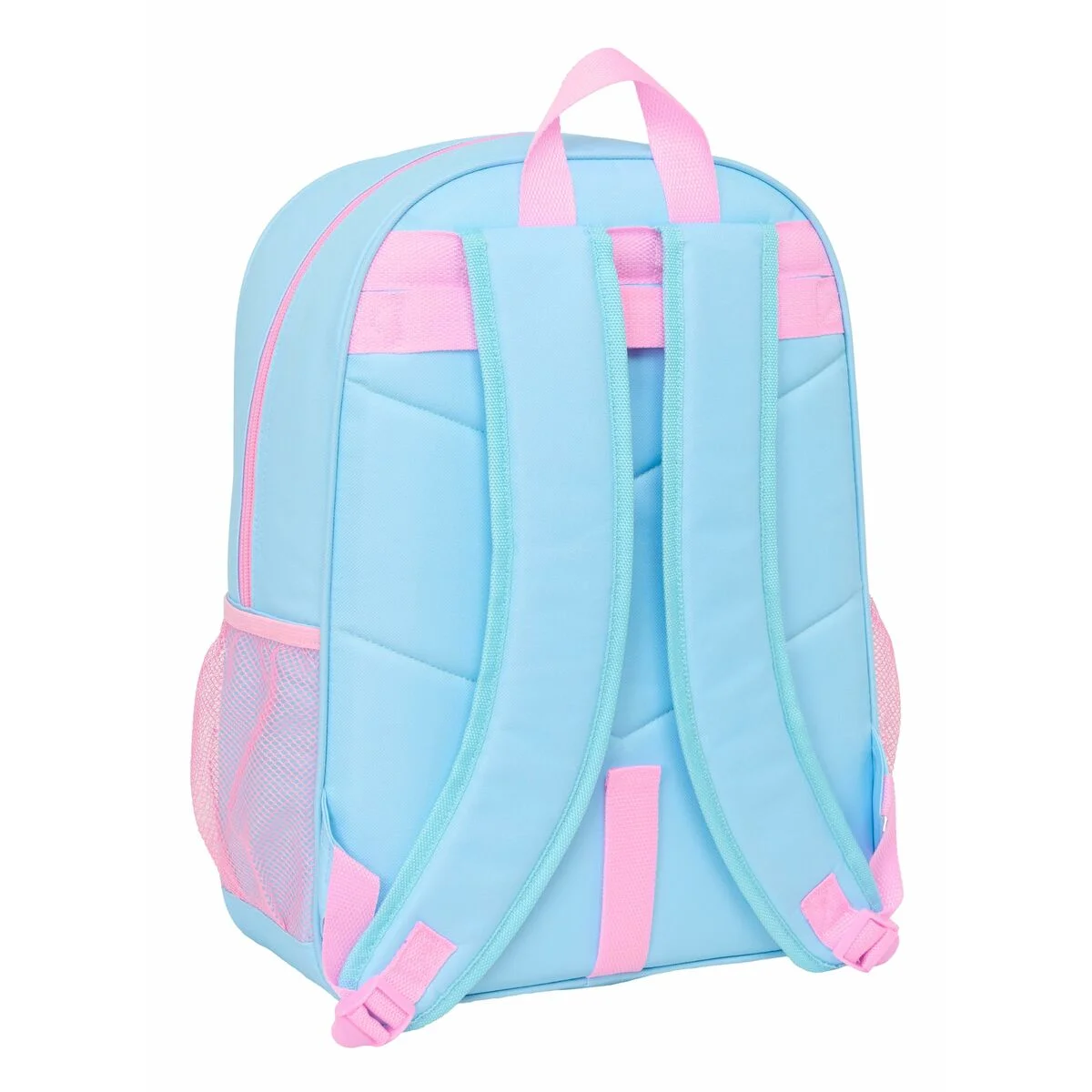 Mochila Escolar Frozen Azul Rosa 33 x 42 x 14 cm