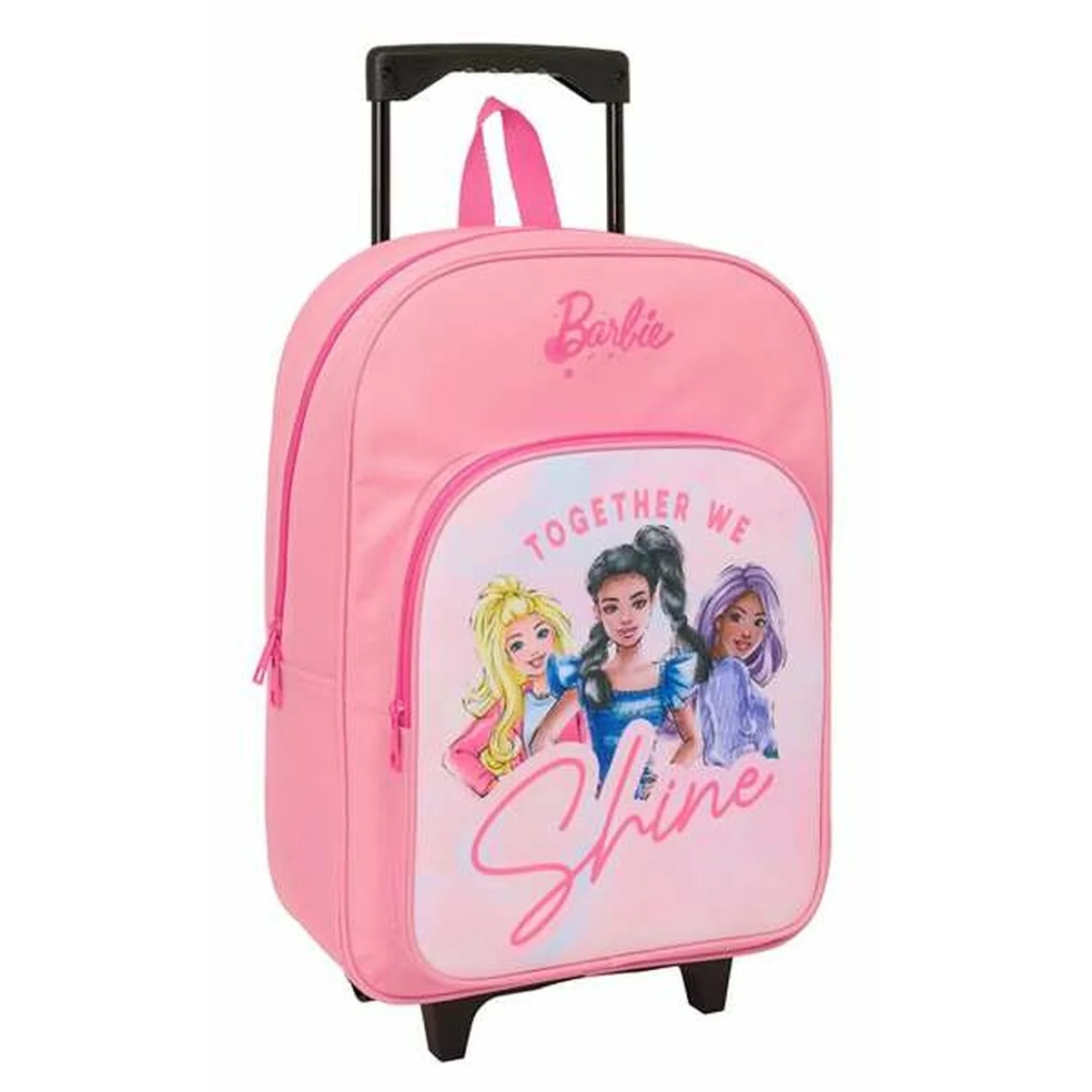 Mochila Escolar con Ruedas Barbie Rosa 32 x 42 x 14 cm