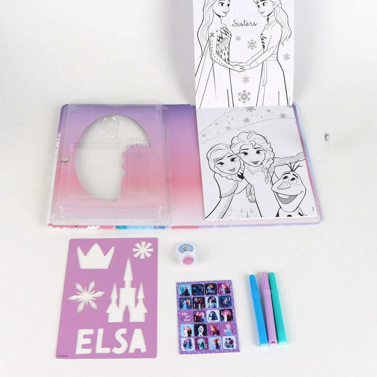 Set de Papelería Frozen Multicolor 8 Piezas