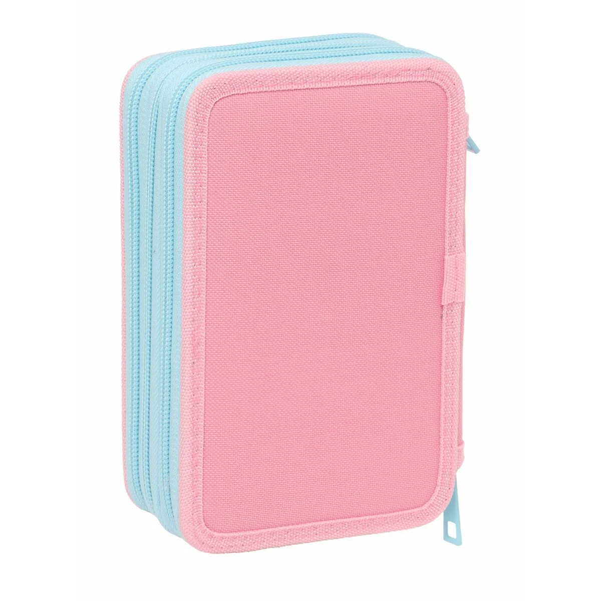 Plumier Triple Peppa Pig Azul 12,5 x 19,5 x 5,5 cm 37 Piezas