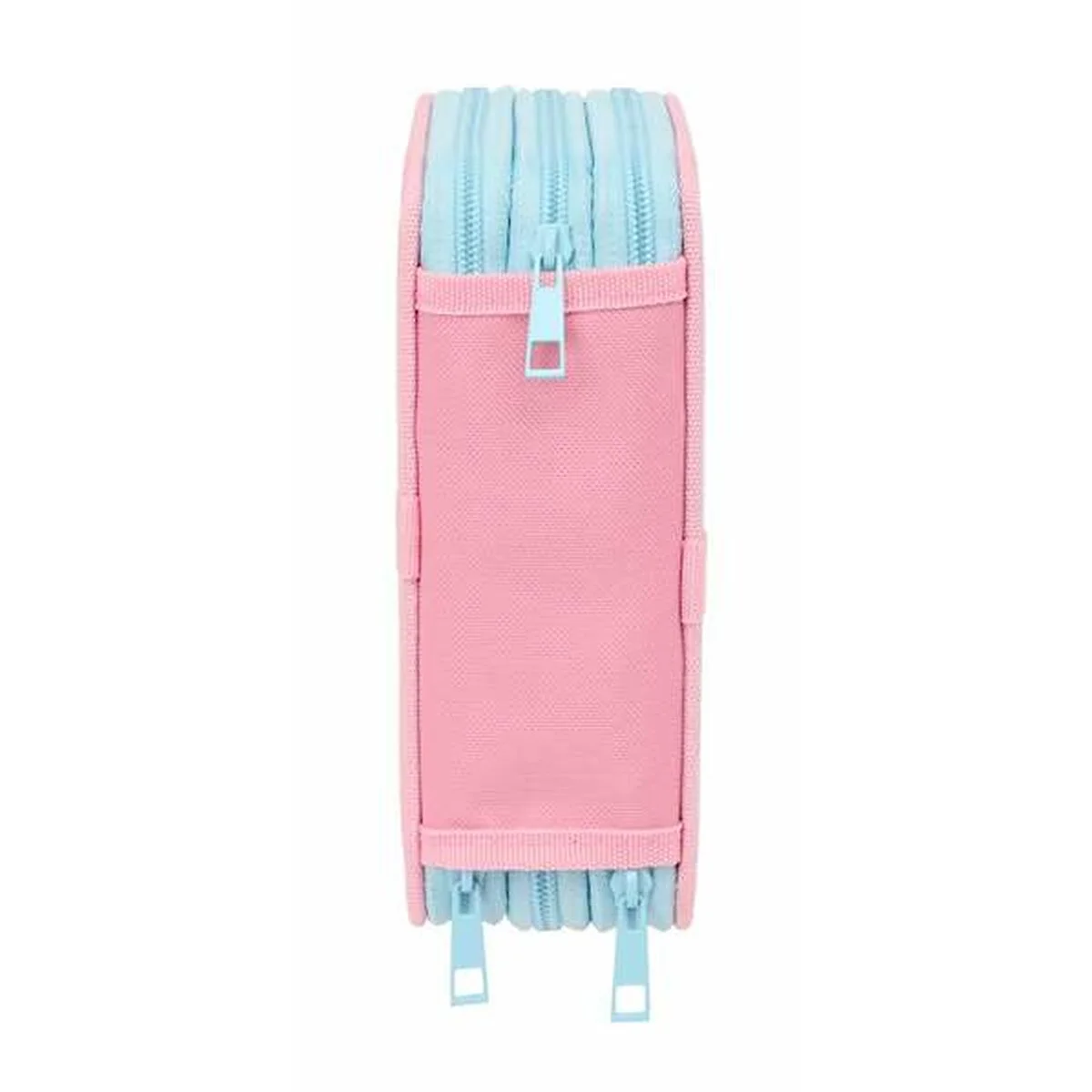 Plumier Triple Peppa Pig Azul 12,5 x 19,5 x 5,5 cm 37 Piezas