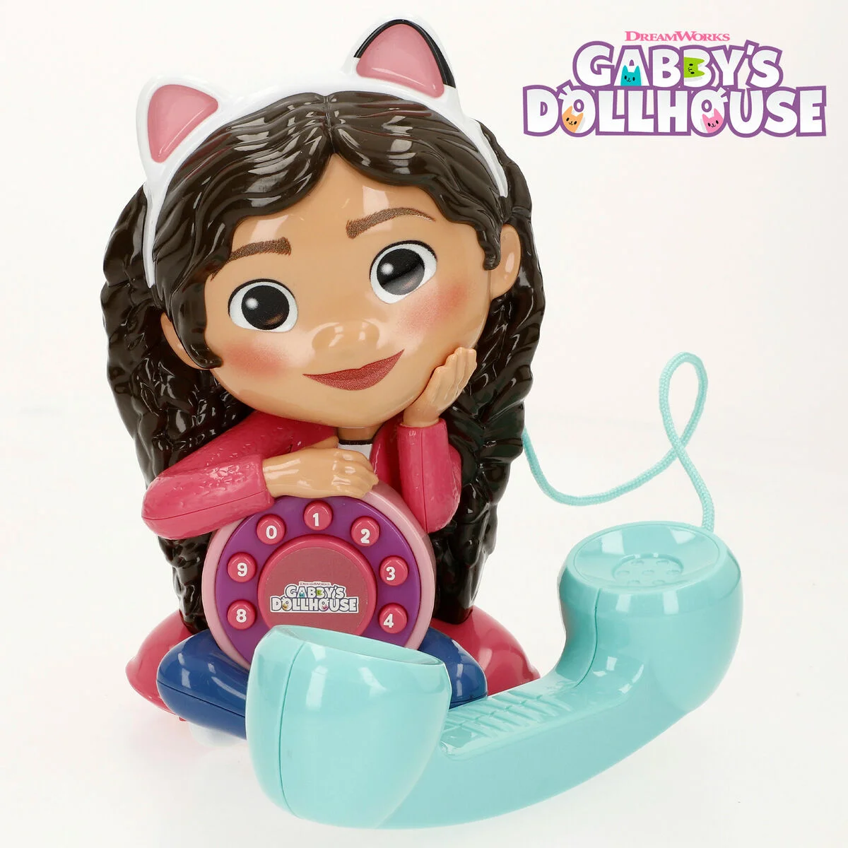 Teléfono de Juguete Gabby's Dollhouse 16 x 18 x 10 cm (4 Unidades)