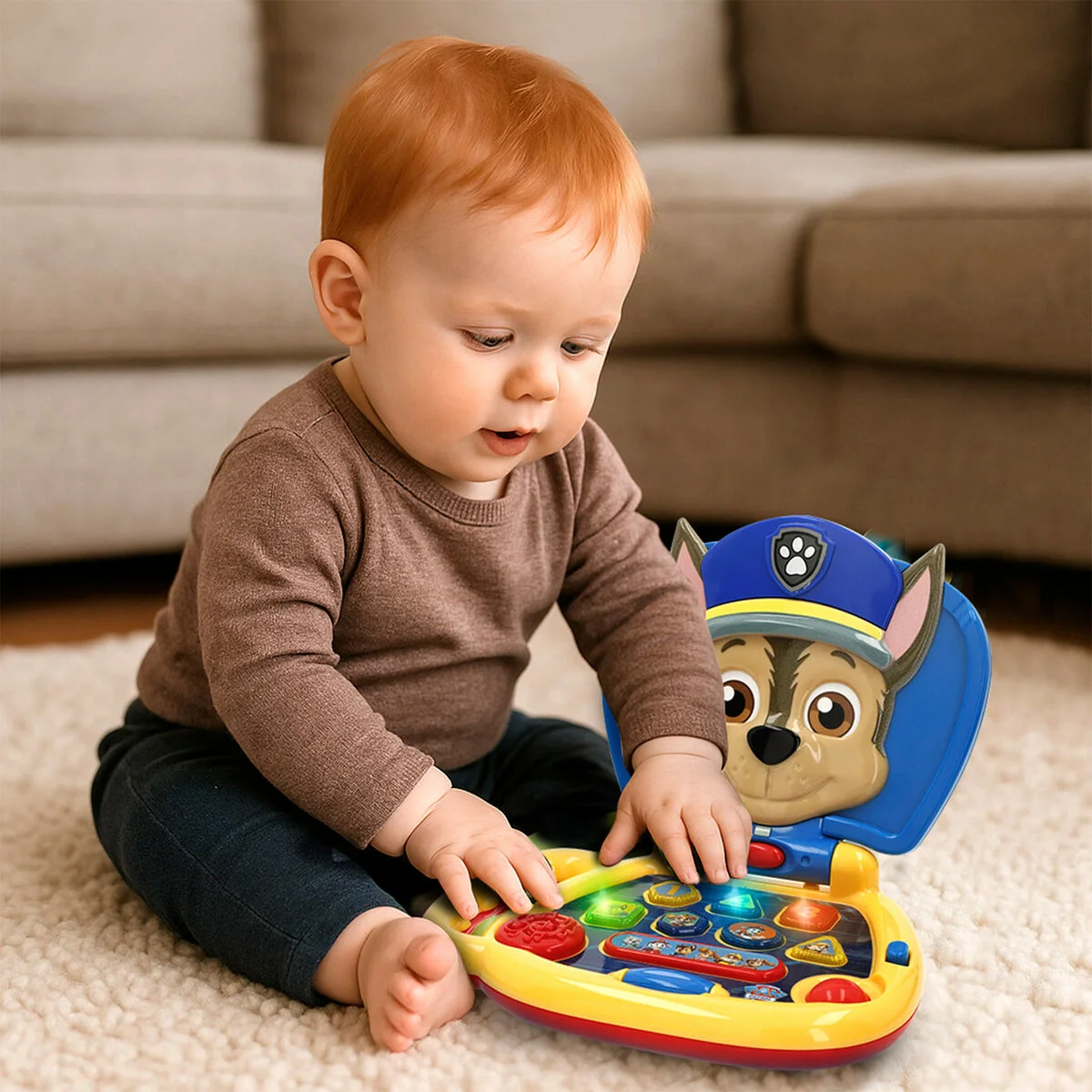 Ordenador de juguete The Paw Patrol Inglés 20 x 17 x 14 cm Multicolor (4 Unidades)