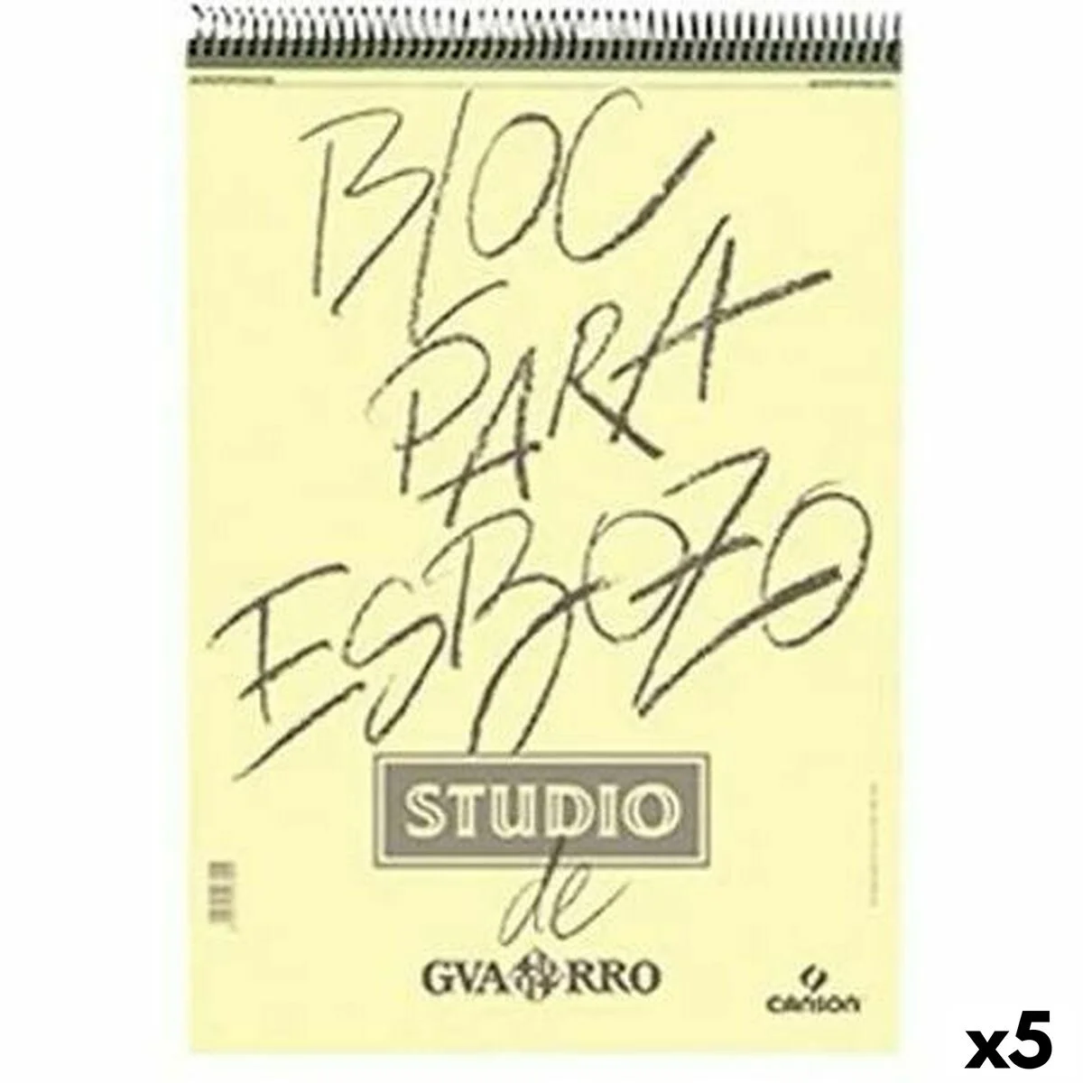 Bloc de dibujo Canson A5 50 Hojas (5 Unidades)