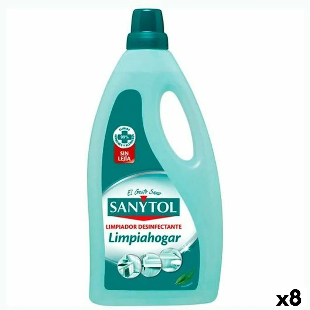 Limpiador de superficies Sanytol 1,2 L Desinfectante Hogar (8 Unidades)