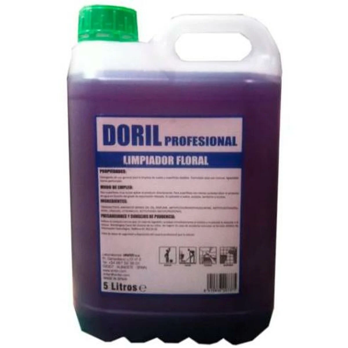 Limpiador de Suelos VINFER Doril 5 L (4 Unidades)