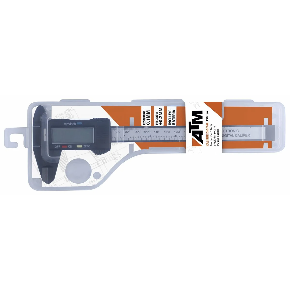 Calibre pie de rey digital ATM 150 mm