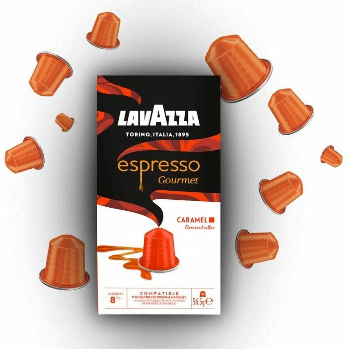 Cápsulas de Café Lavazza Espresso Gourmet Caramel 10 Piezas (10 Unidades)