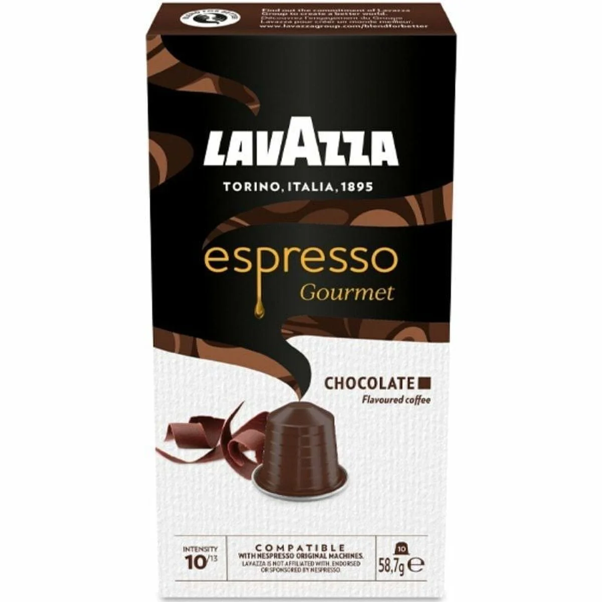 Cápsulas de Café Lavazza Espresso Gourmet Chocolate 10 Piezas (10 Unidades)