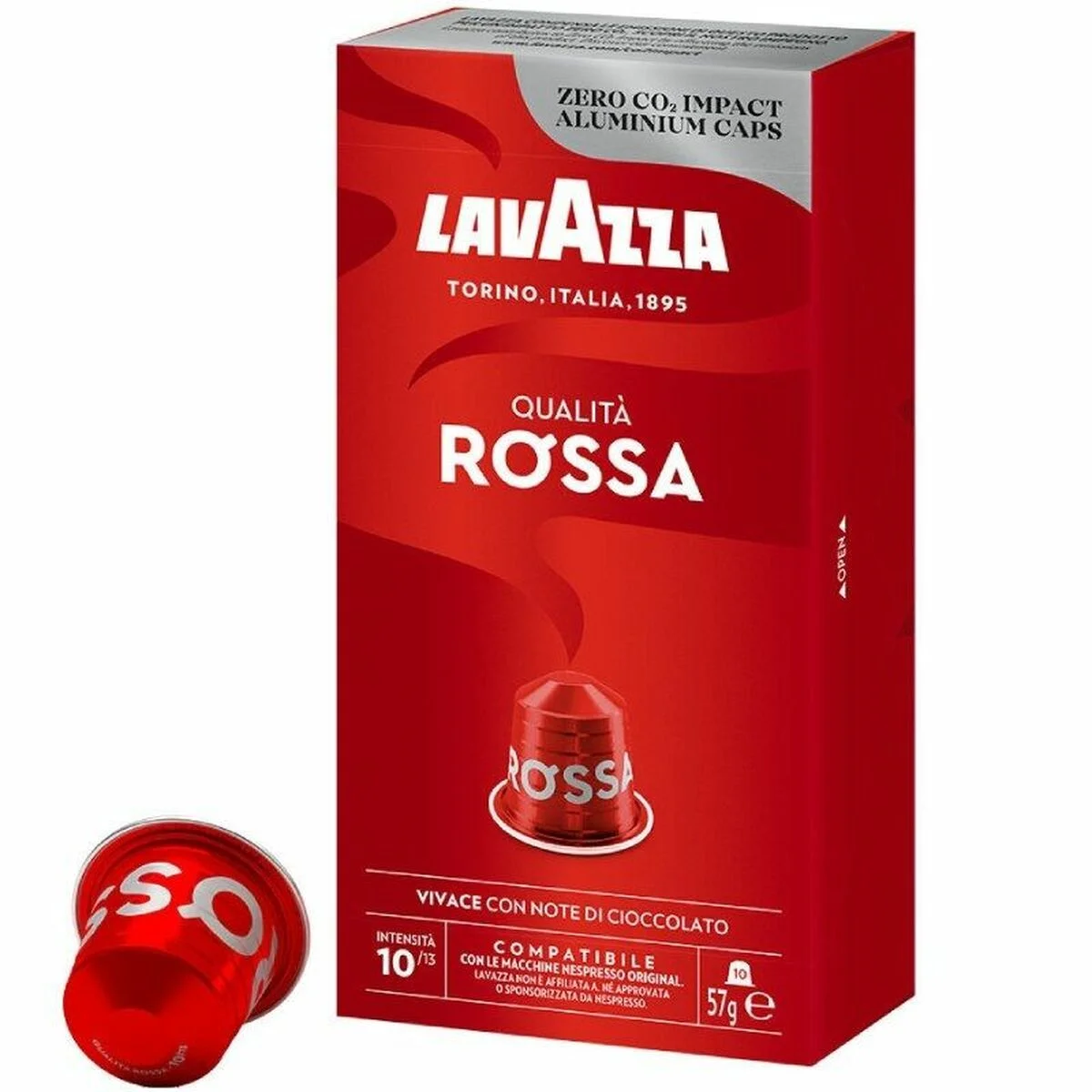 Cápsulas de Café Lavazza Qualitá Rossa 10 Piezas (10 Unidades)