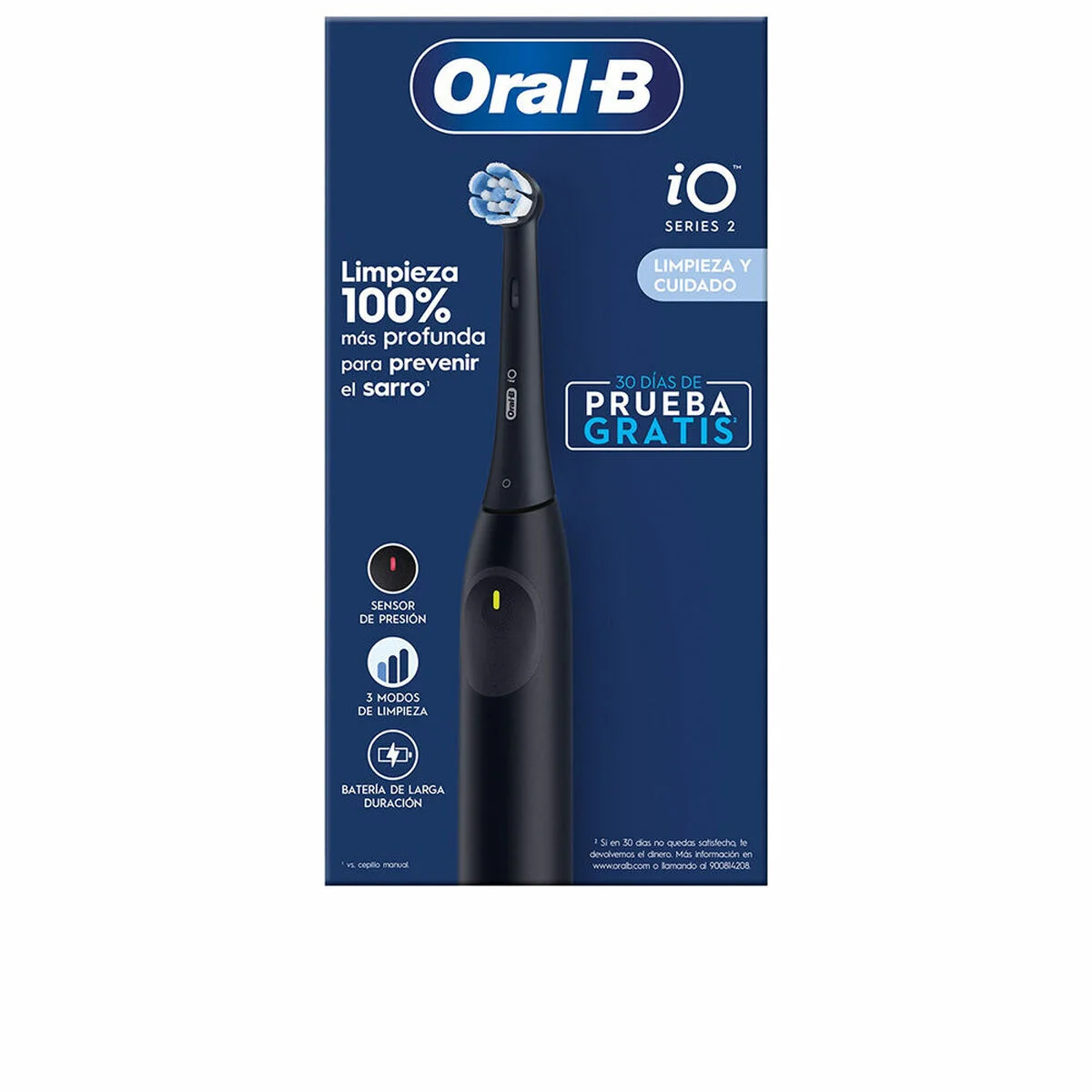 Cepillo de Dientes Eléctrico Oral-B IO SERIE 2 Negro