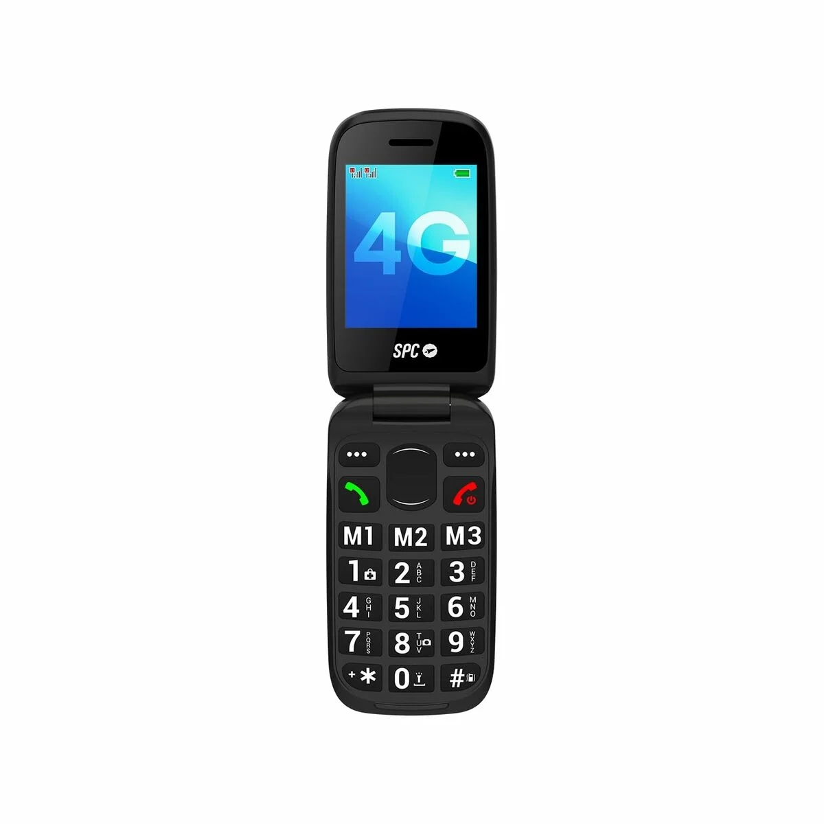 Teléfono Móvil para Mayores SPC 2337N Negro 128 GB 2,8"