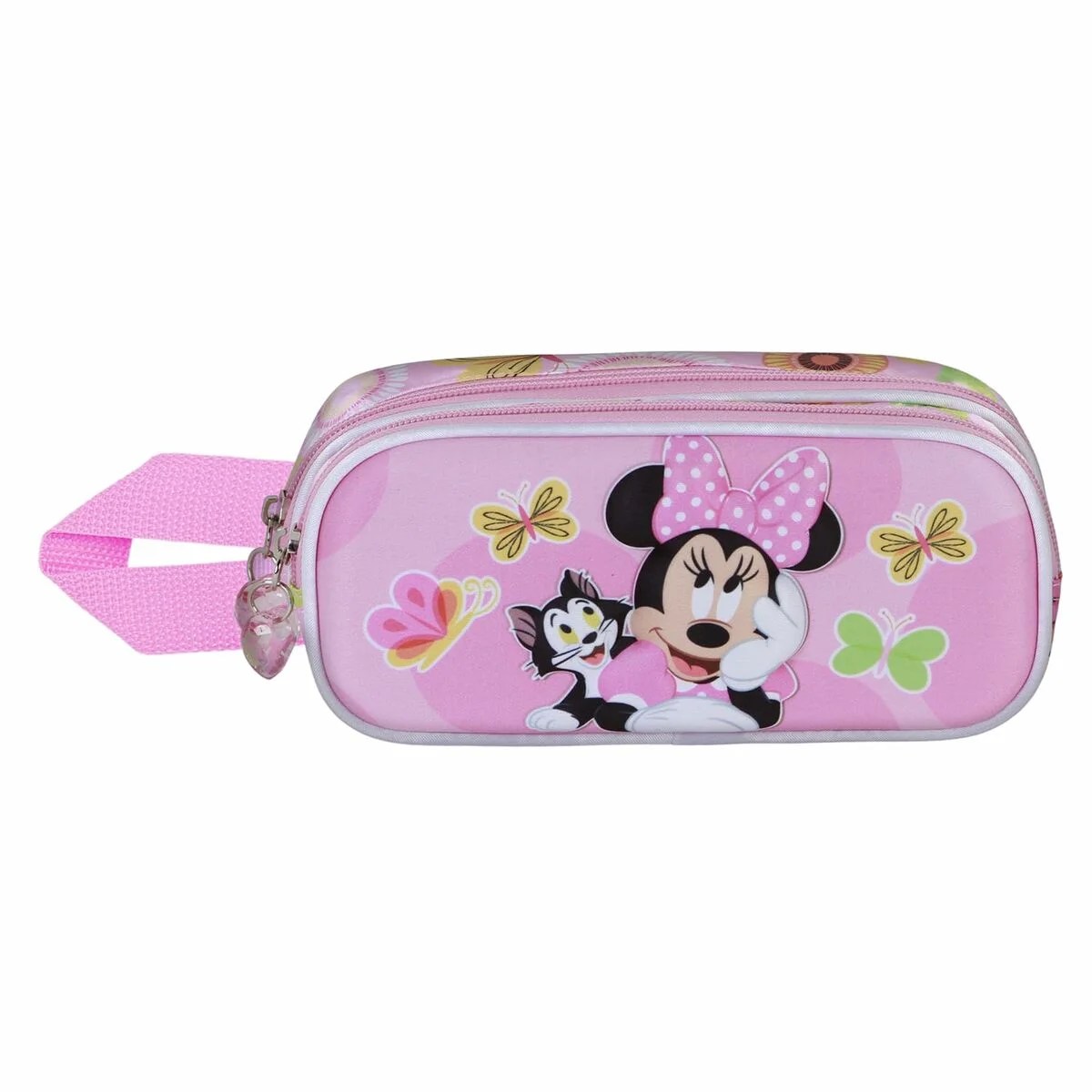 Portatodo Doble Minnie Mouse Kitten Rosa 22 x 8 x 9,5 cm 3D