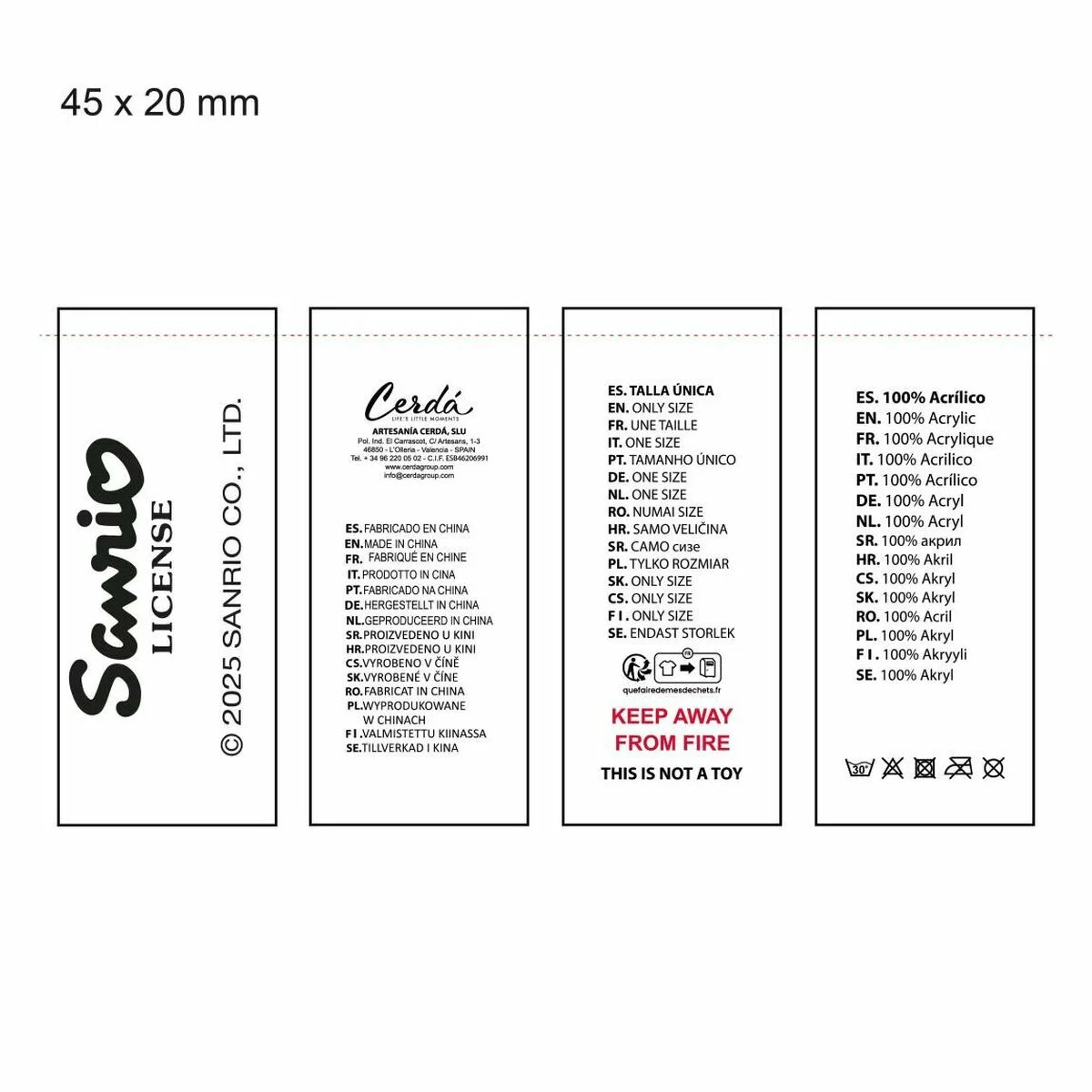 Gorro Infantil Hello Kitty Multicolor