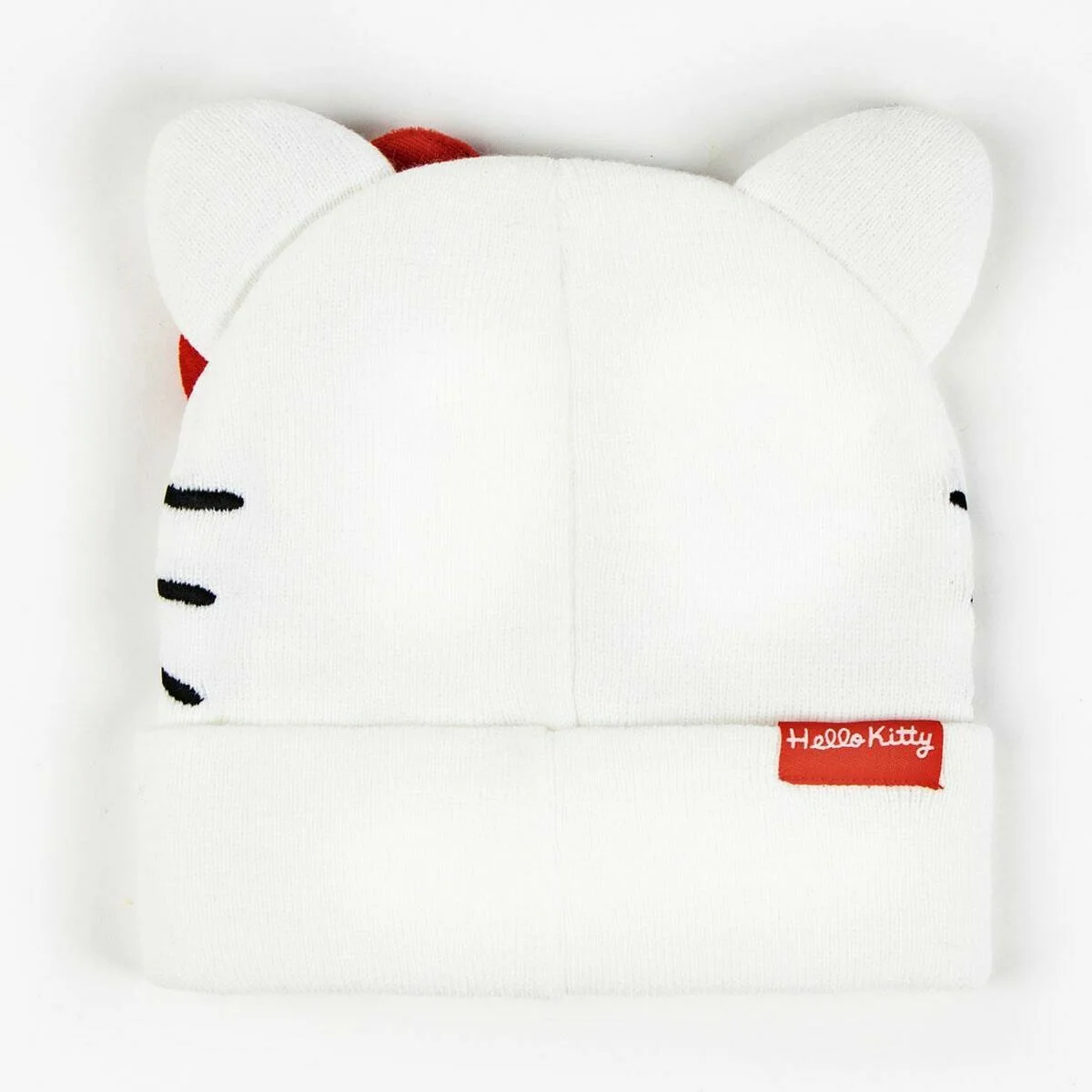 Gorro y Guantes Hello Kitty Blanco 2 Piezas