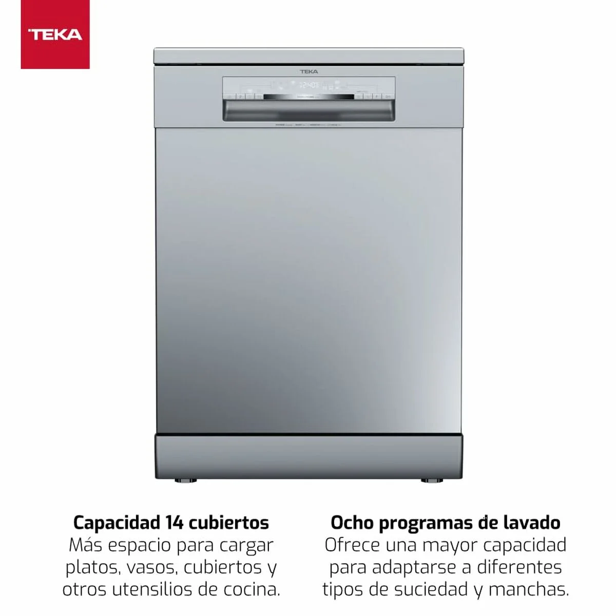 Lavavajillas Teka DFS76850 Acero 60 cm
